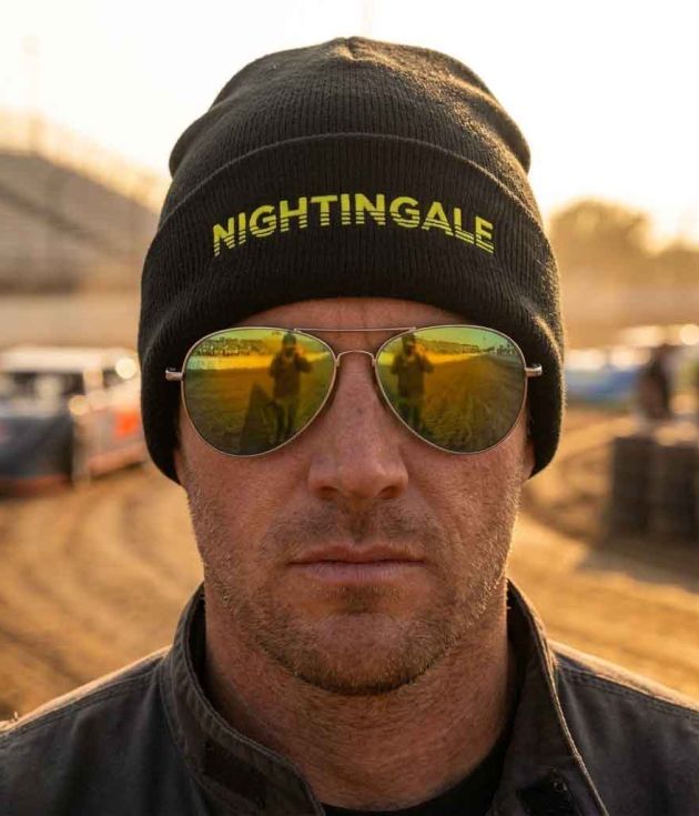 Team 3J - NIGHTINGALE ALL-BLACK Race Day Beanie - 001